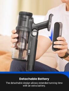 Proscenic P11 Mopping Cordless Vacuum Cleaner with LED Touch Screen and 35Kpa Suction Power