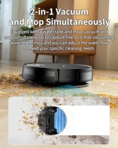 VersLife Robot Vacuum Cleaner on a clean floor with advanced navigation