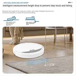 ATHUAH Robot Vacuum Cleaner with Mop, featuring 2800Pa suction, slim design, and pet hair cleaning ability