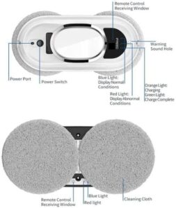ZGYOZMNG Intelligent Window Glass Cleaner Robot cleaning windows with remote control