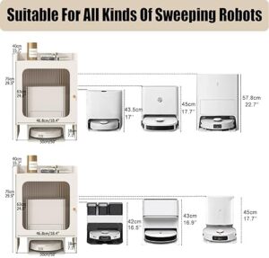 Robot Vacuum Cleaner Storage Cabinet for Organization and Space Saving