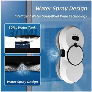 ZGYOZMNG Smart Glass Cleaning Robotic Window Cleaning Robot for Home, Automatic Glass Wiper for Windows and Tiles