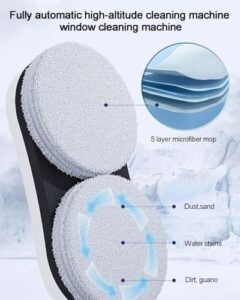 FHRKA Electric Window Cleaning Robot on a glass window