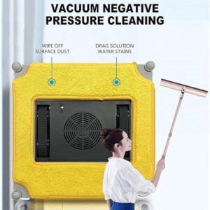 XDTKJDZ Electric Window Cleaner Robot, smart vacuum for high-rise windows, automatic water spray, one key start  
