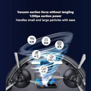 JCAKES Intelligent Sweeping Robot, home cleaning robot, vacuum and mop in one