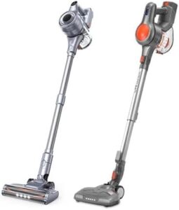 DGOINGPI Car Vacuum Cordless Handheld Vacuum Cleaner Robot with LED Light and Removable Battery