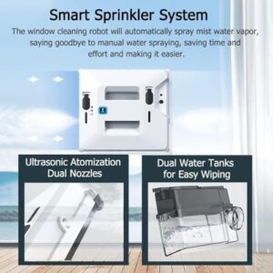 QYMLSH Window Cleaning Robot Vacuum for High-Rise Windows and Glass Surfaces