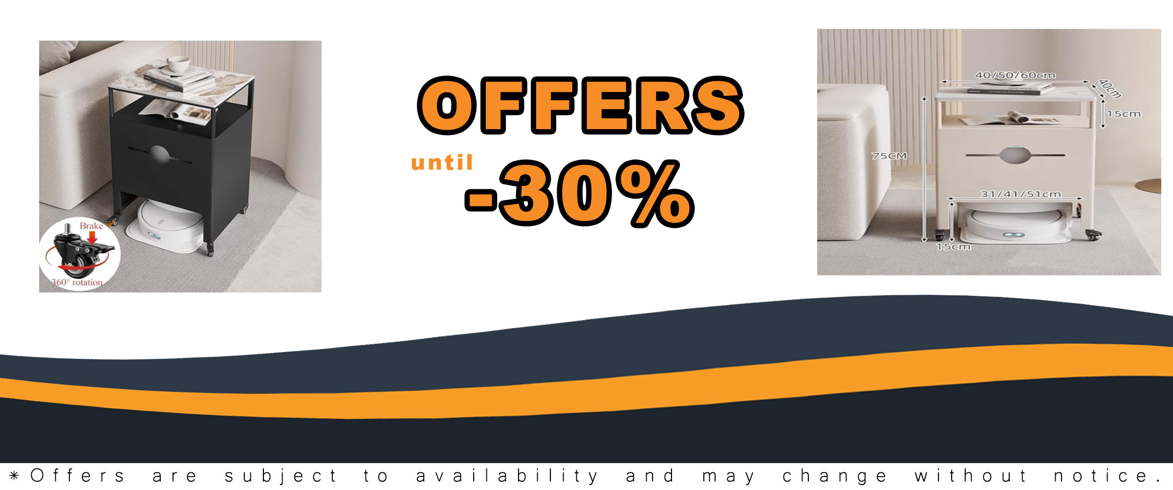 Tall Office Storage Cabinet for Robot Vacuum and Mop Self Emptying with storage space and wheels