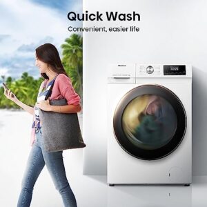 Hisense WFQA1214EVJM Freestanding 12 KG Front Load Washing Machine – White
