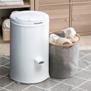Montpellier MSD2800W Spin Dryer – Freestanding 3kg 2800rpm Gravity Spin Dryer in White  