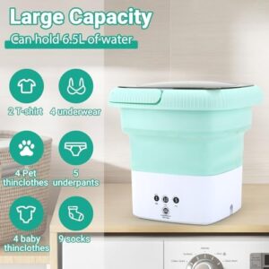 Portable Washing Machine with 7L capacity, ideal for small clothes and deep cleaning  