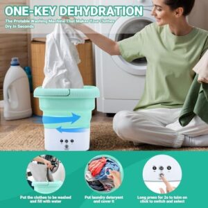 Portable Washing Machine with 7L capacity, ideal for small clothes and deep cleaning  