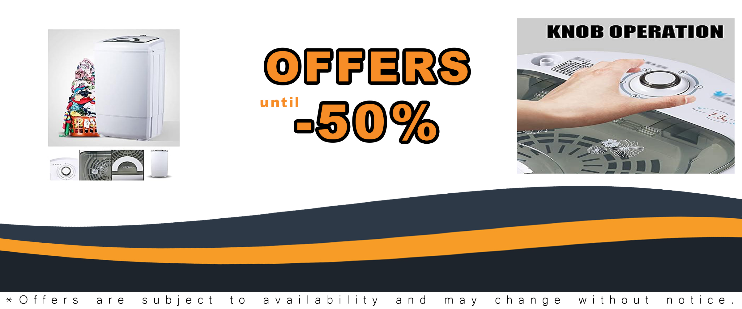 Washing Machines 2-in-1 Portable Washing Machine Washer and Spin Dryer with Timing Function and Energy-saving Features
