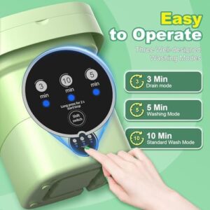 Portable washing machine, mini washer, compact design, baby clothes, travel washing machine