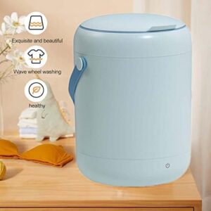 Washing Machine 2.8L Small Mini Washing Machine in White with Blue Light 