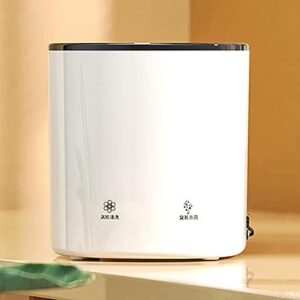 Small compact washing machine with blue light, perfect for home, travel, and camping use, 4.5L, white