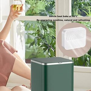 Washing Machine Small Size 4.5L Compact Ultrasonic Turbines Rotating Washer in Green - Energy Saving Design