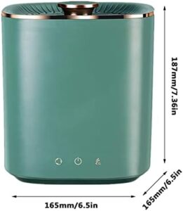 Washing Machines Small Automatic 2.5L Turbo Mini Washing Machine with Blue Light Energy Saving, White - Compact Design