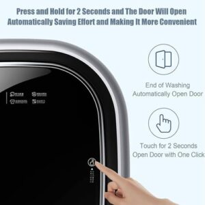 KJWHHOZ Automatic Mini Washing Machine for Apartments and Dorms – Wall-Mounted, Compact, High Temperature