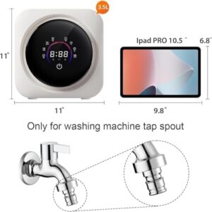 Portable Clothes Washing Machine for Dormitories and Travel - Wall Mounted Mini Washer with Dryer