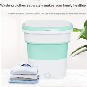 PanHuiWen Folding Mini Washing Machine Toy 1.8kg Turbo Compact Washer for Outdoor Use