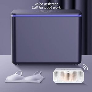 XHTONGSH Portable Washing Machine, semi-automatic mini washer, intelligent voice control, white color