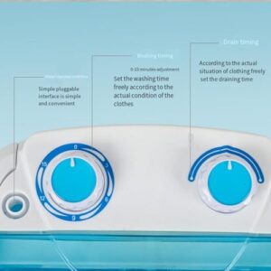 Shoe Washing Machine Semi-Automatic Shoes Washer for Home Drain Dehydration Dump Drying Shoes Laundry Integrated Machine,White