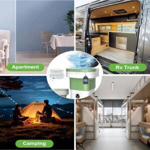 Portable Washing Machine, 12L high capacity, foldable design for easy storage and use.