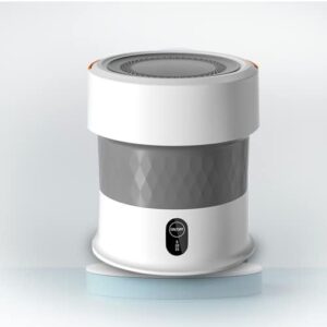 PanHuiWen Folding Mini Washing Machine for Shoes, 13L capacity, Blu-ray, white base, with ozone sterilization