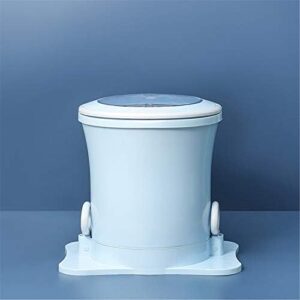 Portable Mini Washing Machine with Hand Pull Design and Spin Dryer, Blue