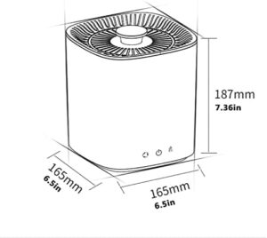Compact and energy-efficient 2.5L mini washing machine with blue light technology for home use.