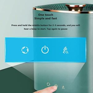 Green-Ozone 2.5L Turbo Portable Washing Machine with Blue Light for Small Spaces