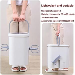 Hand Powered Portable Washing Machine for Camping and RV, Compact and Eco-friendly Laundry Solution