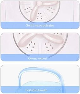 ADITAM Portable Handy Washing Machine - Compact & Semi-Automatic Washer for Apartments, RVs, and Travel