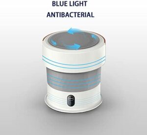 PanHuiWen Folding Mini Washing Machine with Ozone Sterilization in green, showcasing portability and energy efficiency