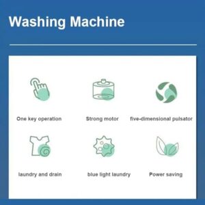 Portable Mini Washing Machine for home, camping, and dormitories, perfect for small laundry loads like socks and underwear
