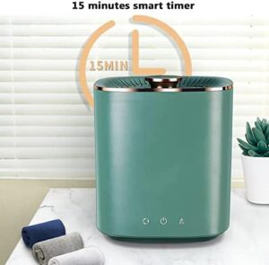 Samnuerly Small Compact Washing Machine 2.5L Turbine Portable Washing Machine with Blue Light for Home Travel Clothes