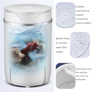 FfiMe Compact Washing Machine - Portable 2-in-1 Washer and Spin Dryer for Apartments and Dorms