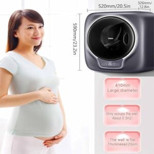 JJENXYYDS Full-Automatic Wall-Mounted Washing Machine for Compact Spaces