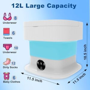 Portable Washing Machine – 13L Capacity and Foldable Design