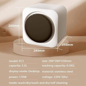 Portable Washing Machine, 3.5L, Compact Washer for Underwear, Socks, Apartments, and Dorms