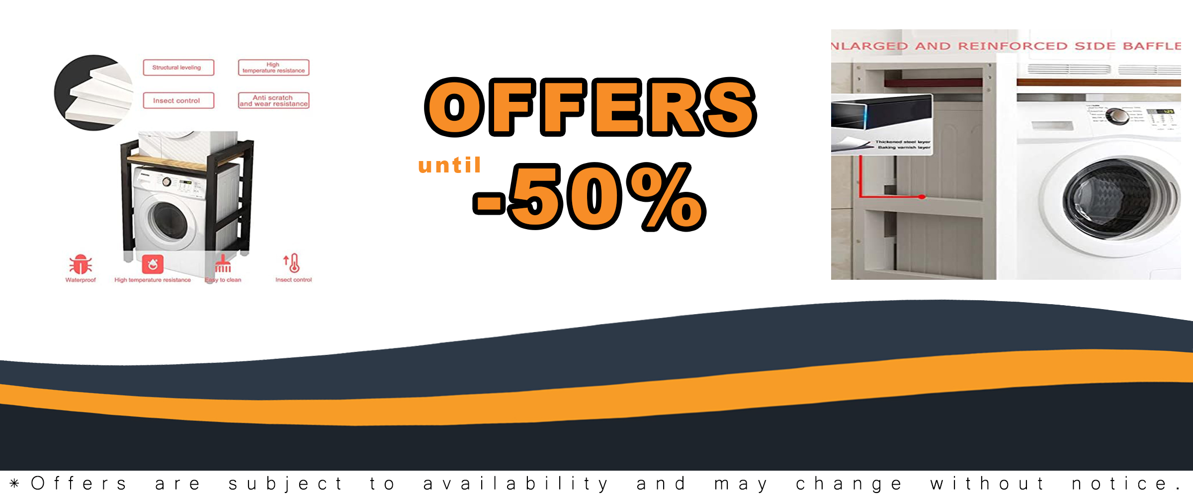 SHENJIA Drum Washing Machine Shelf with a 300 kg load capacity, perfect for bathroom, kitchen, or laundry room storage