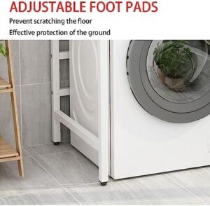 Generic Washer Machine Storage Unit Cabinet - Over-Washer Shelf for Bathroom, Kitchen, and Laundry Room