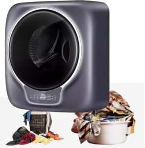 ZUMAHA Mini Washing Machine 3kg, wall-mounted design for space-saving, with automatic washing and spin dryer functions