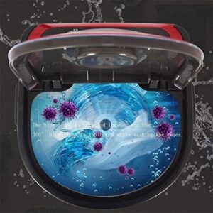 Automatic Mini Shoe Washing Machine for easy shoe cleaning with 360° washing and spin drying  