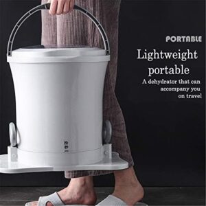 Handheld Mini Washing Machine Spin Dryer in brown, showing portable design ideal for camping and dorms