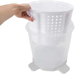 QIUYU2024 Portable Manual Washing Machine with Hand Crank for Compact Spaces