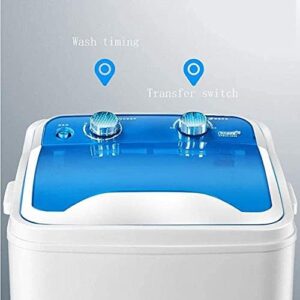 Portable Single-Tub Washing Machine with Drain Basket, 7 Kg Capacity, 400W Power – Ideal for Apartments, Dorms, and Camping