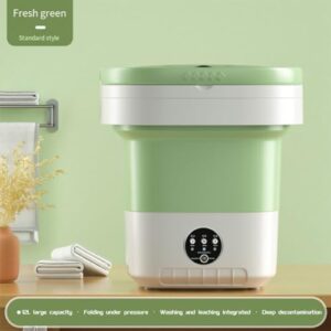 Lehua Mini Folding Washing Machine with UK Plug - 12L Capacity, Compact and Portable