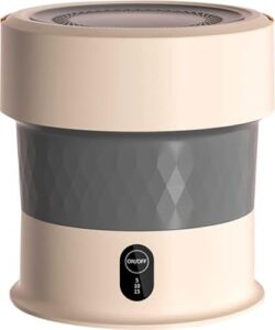 PanHuiWen Folding Small Washing Machine - Compact and Portable, Perfect for Small Spaces